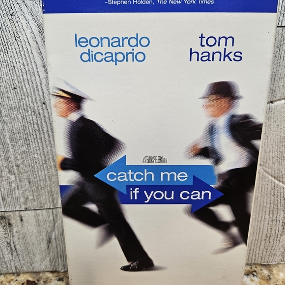Catch Me If You Can VHS Leonardo Dicaprio Tom Hanks Color 2 Hours 21 Minutes - Picture 3 of 7